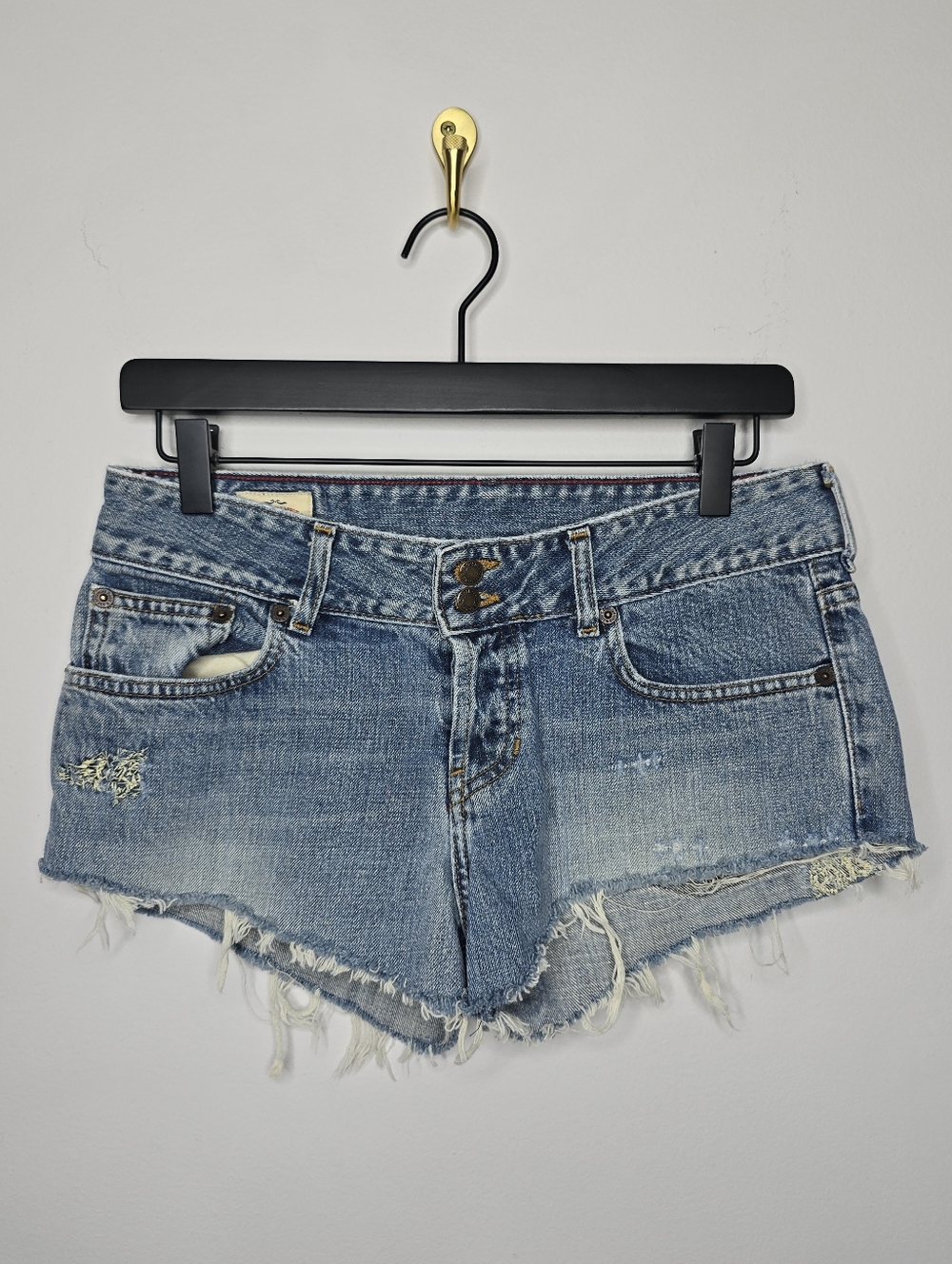Abercrombie & Fitch Cutoff Jean Shorts Size 4 DIY Hem